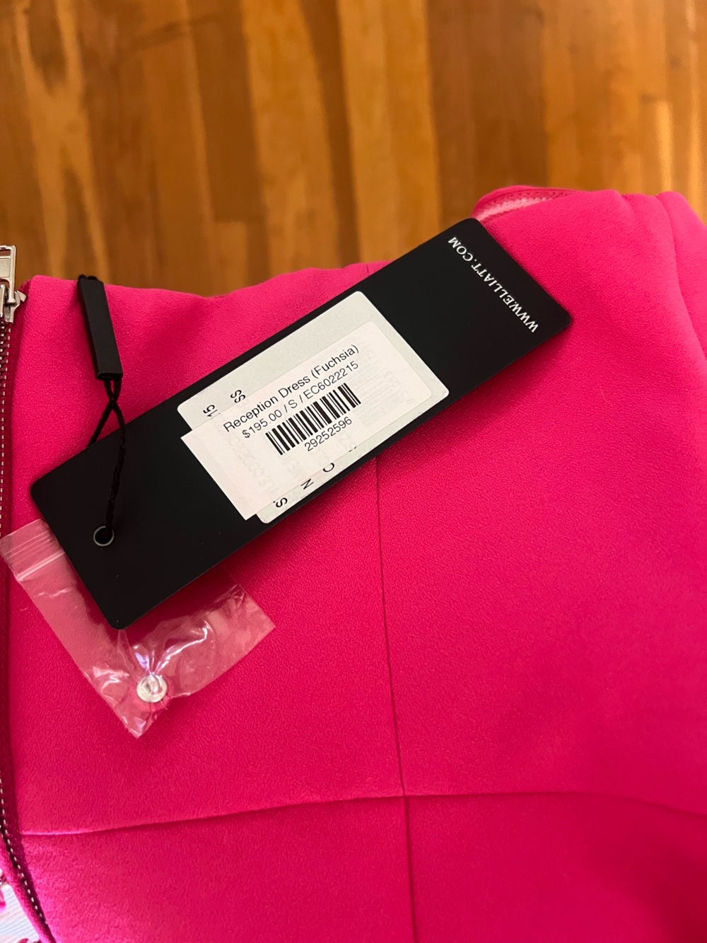 Elliatt Hot Pink One-Shoulder Ruffle Dress - Picture 4 of 4